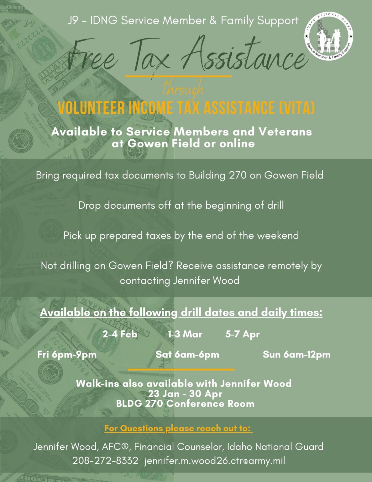 Free VITA Tax Assistance Military Division